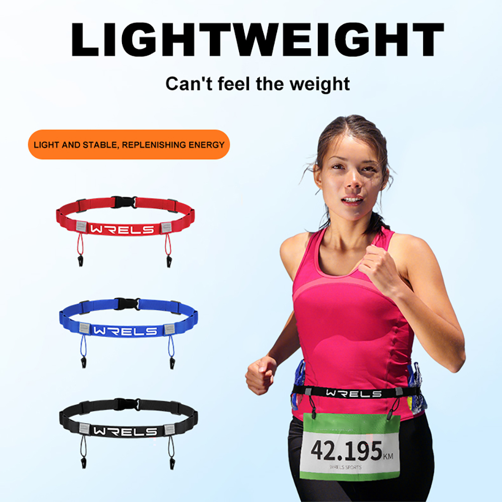 Race Bib - WRELS Marathon Race Number Belt Verstelbare,