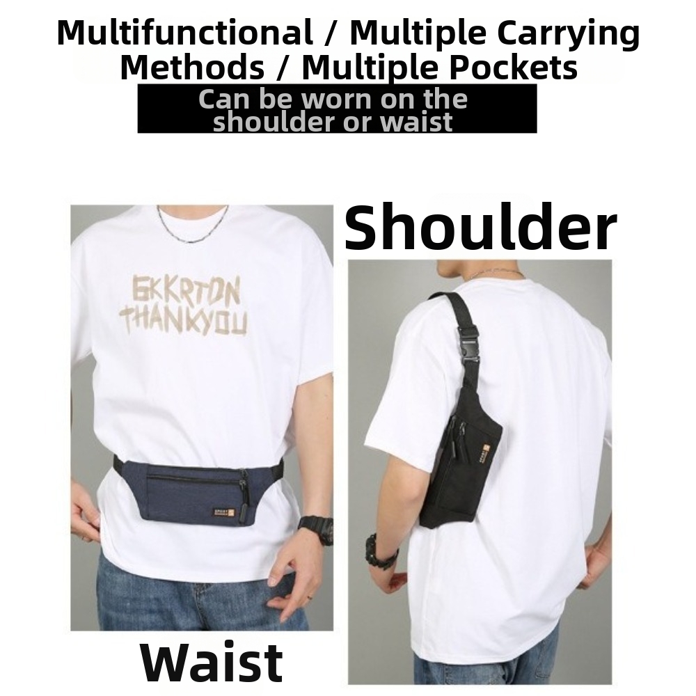 Running Belt - Nieuwe Oxford-stof heren heuptas waterdicht lichtgewicht