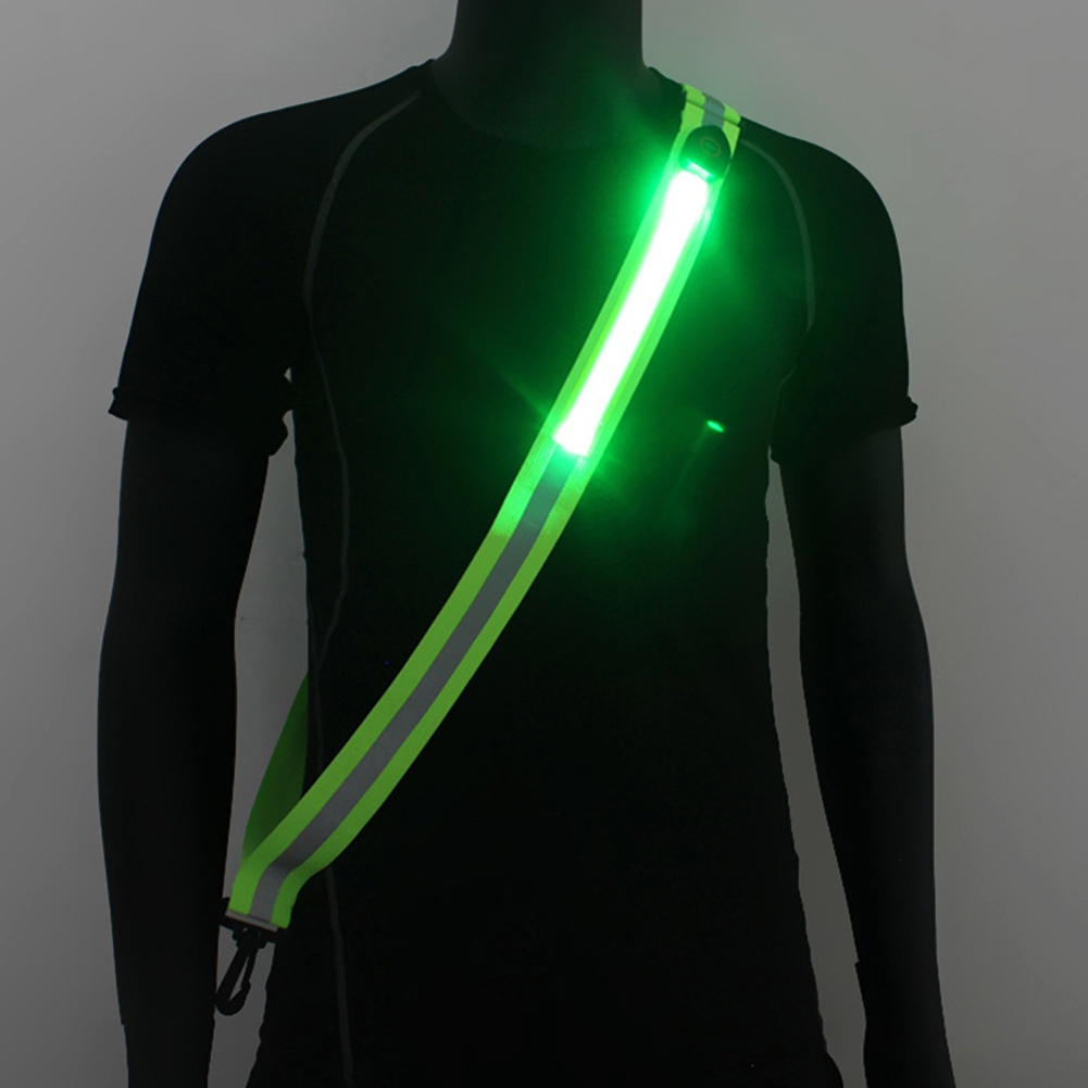Running Visibility Gear - Oplaadbare USB-fiets- en hardloopaccessoires met reflecterende