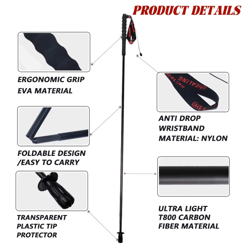 OKHEALING 110g Ultralichte 5-d - Trekking Pole Carbon recensie en prijs