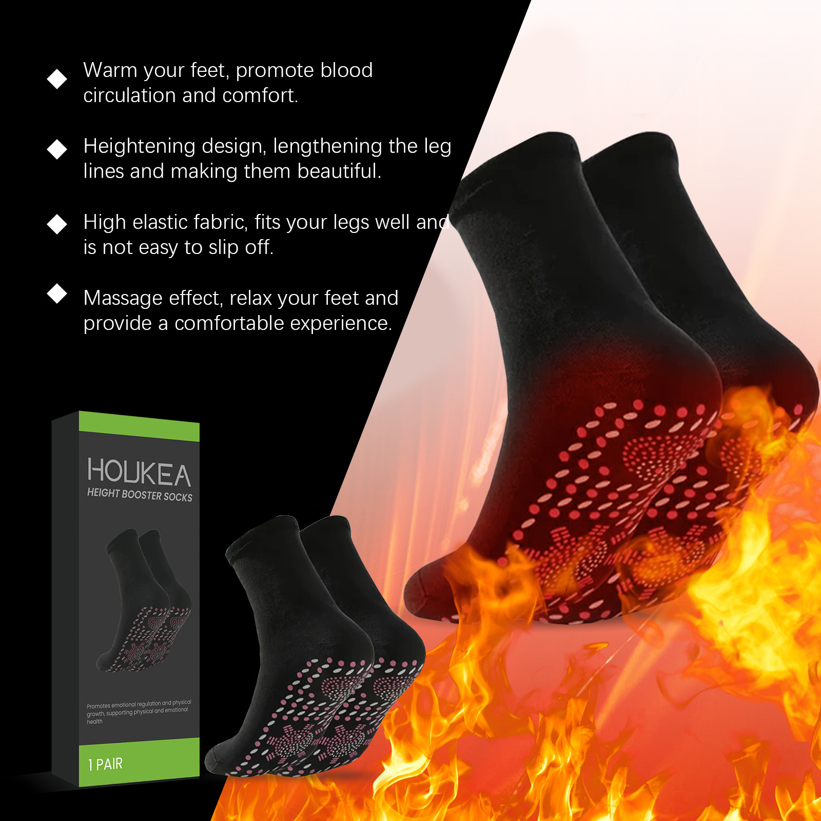 Zelfverwarmende sokken, huidvr - Sports Socks recensie en prijs