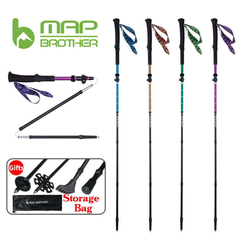 Kaart Broer M3030 Lichtgewicht - Trekking Pole Carbon recensie en prijs