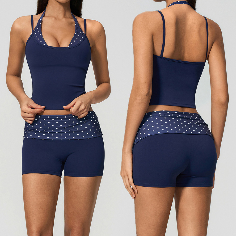 Polka Dot Dames Halter Yoga BH - Running Belt recensie en prijs