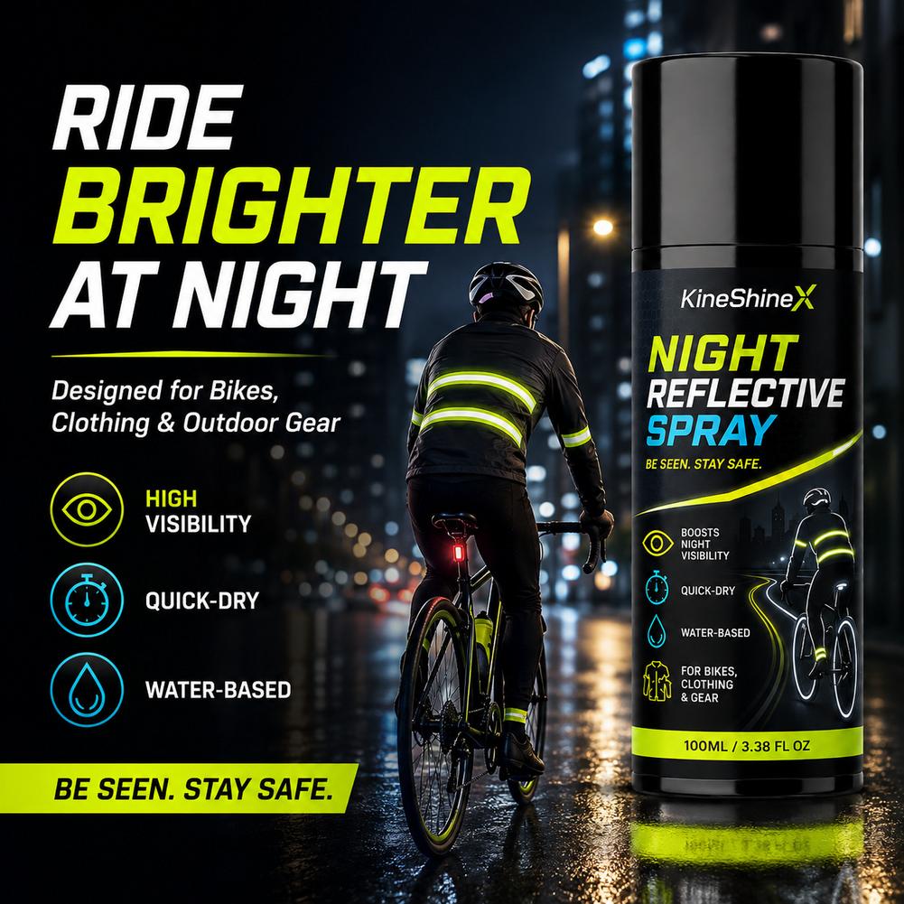 100 ml nachtschijnende spray,  - Running Visibility Gear recensie en prijs